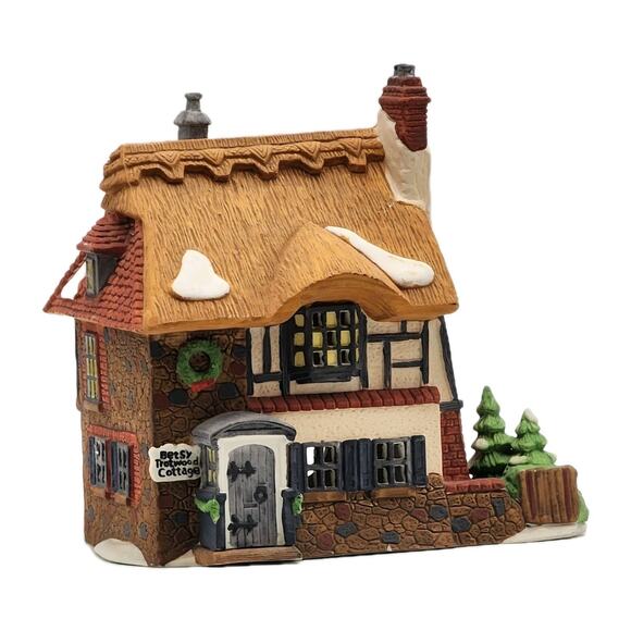 Dept 56 Betsy Trotwoods Cottage Dickens Village Series VTG 1989 in Original Box - Picture 3 of 16
